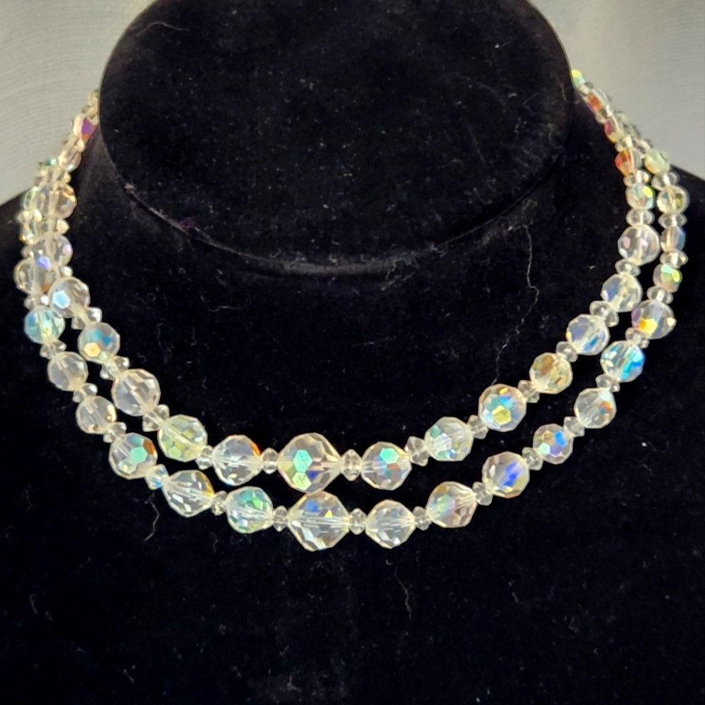 Vintage Aurora Borealis necklace